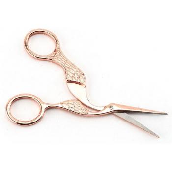 Sewing Scissors with Heron Design