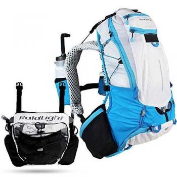 White/Electric Blue Raidlight Ultra Legend 4L Front Pack