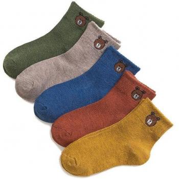 Kids Cartoon Bear Socks