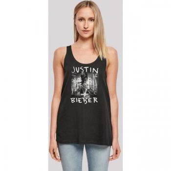 F4NT4STIC Musik T-Shirt Justin Bieber Purpose, Damen, Schwarz, Größe XS