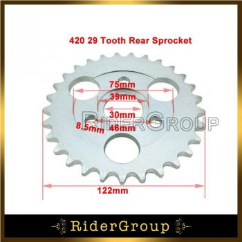 Tooth 30mm 420 29 Rear Chain Sprocket for Honda Z50J