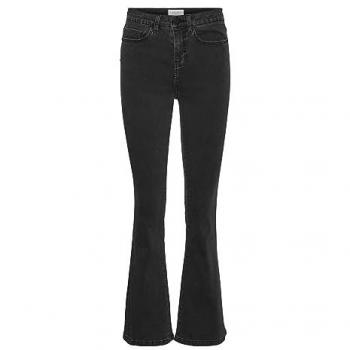 Noisy May Sallie Jeans – Corte Acampanado – Gris Oscuro – 26/30