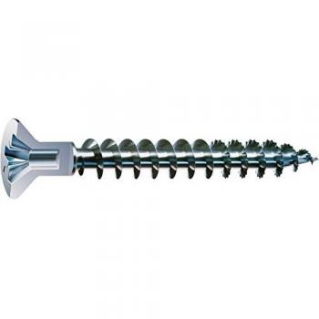 Spax Lot de 500 vis universelles avec trou tête fraisée Z2 Ø 5 mm Filetage plein WIROX A3J
