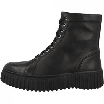 Clarks Botín Plano Torhill Rise para Mujer en Negro