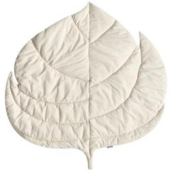 Tappeto per Bambini a Forma di Foglia 110 cm in Cotone