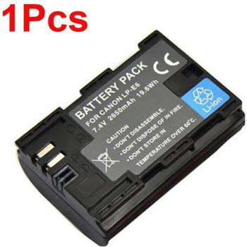 2650mAh LP-E6N Accu voor Canon DSLR 5DS, 5D Mark II/III, 6D, 7D, 60D/60Da, 70D, 80D