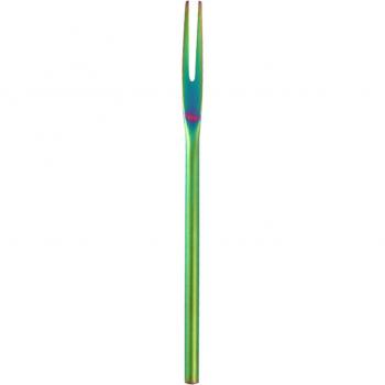 Long Handle 2-Tooth Fruit Fork in Stainless Steel