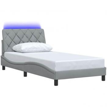 Cornice notte LED 100x200 cm – design moderno, senza materasso