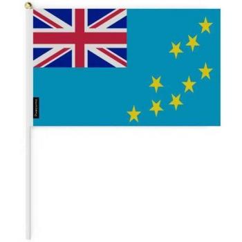 Lot Compact de Drapeaux Tuvalu – 50 unités (14×21 cm)