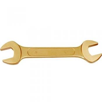 Double Open‑Ended Gold Wrench (36 mm × 42 mm)