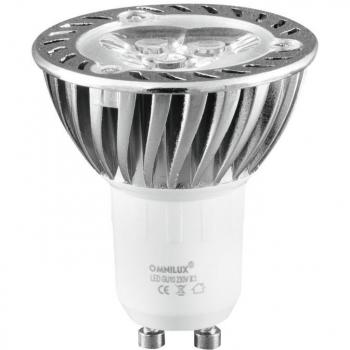 OMNILUX GU-10 230V 3x1W LED rot