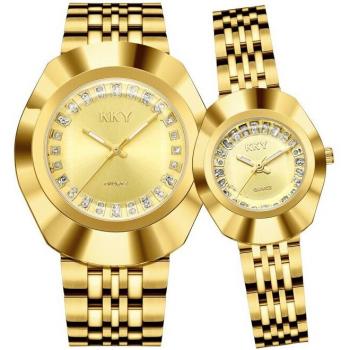 Montre bracelet KKY dorée pour Saint-Valentin