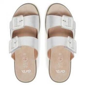 Ara Pantolette in Silber – Malaga Modell 12‑21011‑12