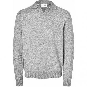 Selected Homme Pullover mit Polokragen S