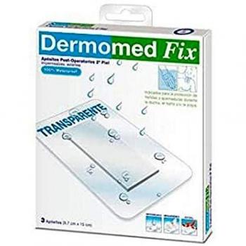 Dermomed Fix Segunda Piel apósito estéril 15 cm x 9.7 cm, paquete de 3 unidades