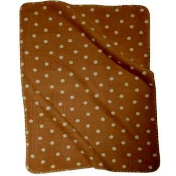 Alvi 9317457006: Beige Baumwollbettdecke mit Punkten