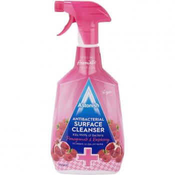 Astonish Anti-Bacterial Cleanser Spray Pomegranate & Raspberry 750ml