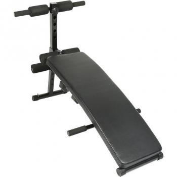 Banc de musculation pliable en position allongée