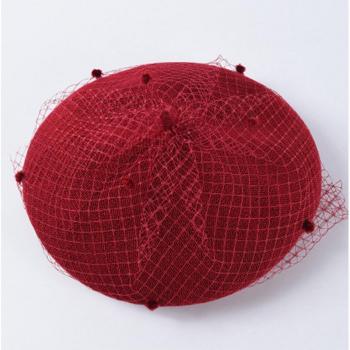 Buttermere Women's Vintage Beret with Veil
