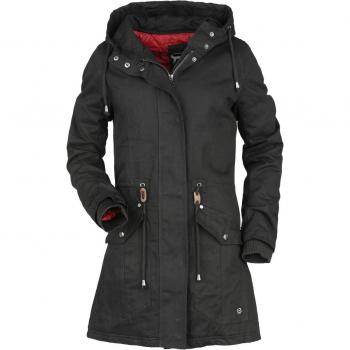 Chaqueta Capa de Invierno R.E.D. Same Old Story – Mujer, Negro, S‑XXL