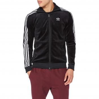 Adidas Herren Cozy Tracktop Mantel, Schwarz, L