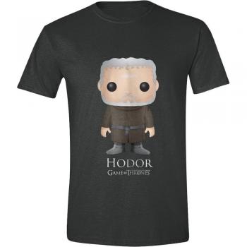 Game of Thrones Herren T-Shirt Funko-Hodor, Grau, Größe L