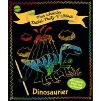 Mein schönster Krickel-Kratz-Malblock. Dinosaurier
