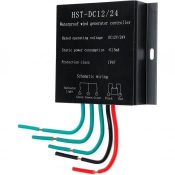 Sistema de Regulación de Batería Turbina 12/24 V, 9000 W, Impermeable