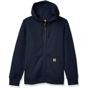 Felpa con Zip Carhartt Clarksburg Cappuccio Donna Blu XS