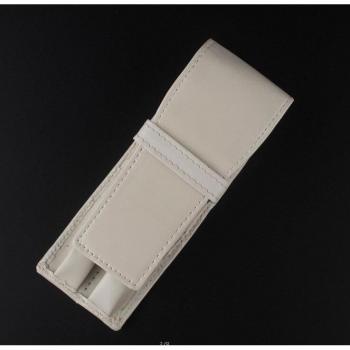 Black Leather Pen and Pencil Case