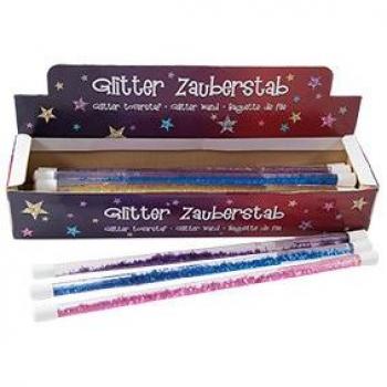 Farbiger Glitzermagierstab 50 cm – Rubies 6300755