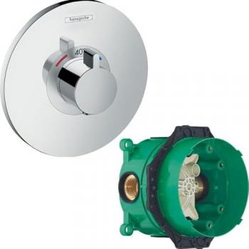 Hansgrohe Mural Mitigeur Thermostatique Encastré Ecostat S Chromé