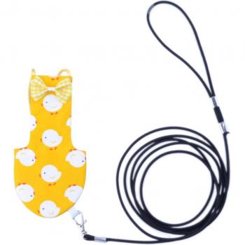 Adjustable Parrot Harness with Diaper and Flight Rope