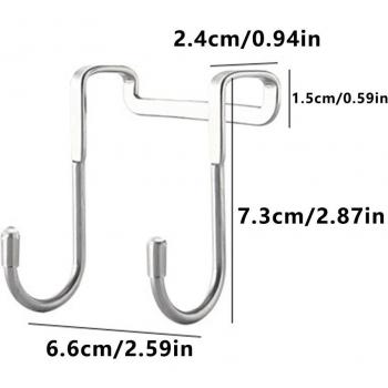 Türhaken S-Form Edelstahl