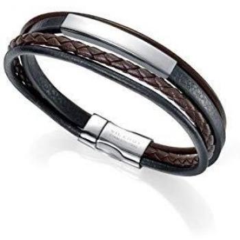 Pulsera Viceroy Negra Marrón para Hombre 6368P09019