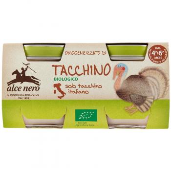 Alce omo tacchino bio 2x80g