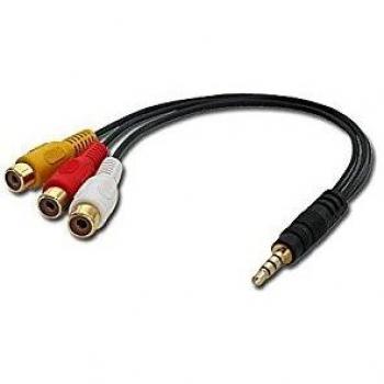 Lindy 3.5mm to 3 RCA Adapter