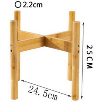 Wooden Flower Pot Storage Rack