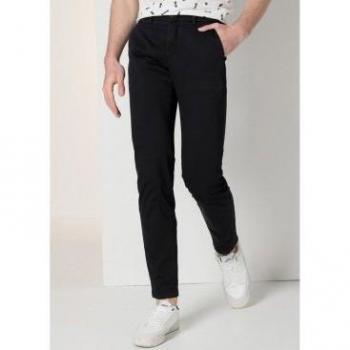 Six Valves Chino Slim Fit Nero Uomo 33