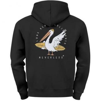 Neverless Hoodie Pelikan‑Rückseite