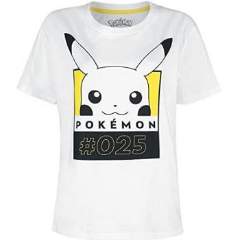 PokéFit 025 Maglia S Manica Corto bianca