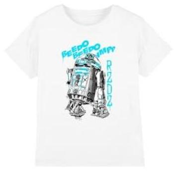White R2‑D2 Space Explorer Shirt – Kids Size 3-4