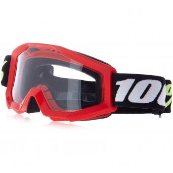 Unisex Strata Mini MX‑Goggles – Rote Version, Einheitsgröße