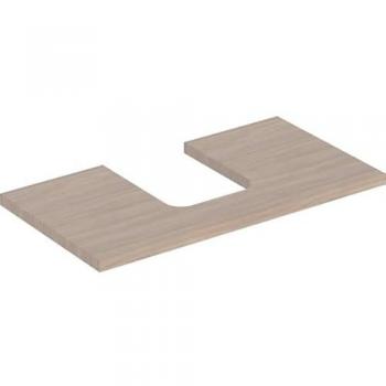 Geberit One 505272005, 75 x 3 x 47 cm, en chêne mélaminé, découpe centrale