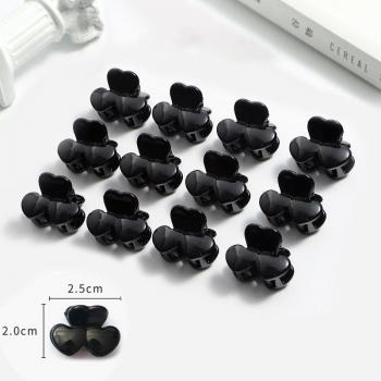 Pinzas para el cabello de plástico, mini pasadores coreanos, 12 unidades