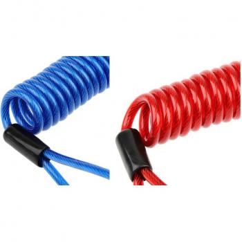 Cordón de Recordatorio para Bloqueo de Disco Moto, Accesorio de Freno, 150 mm, Rojo + Azul, 2 Pcs