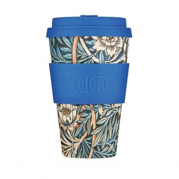 Ecoffee Cup 14oz William Morris Lily Design Eco-Friendly Mug