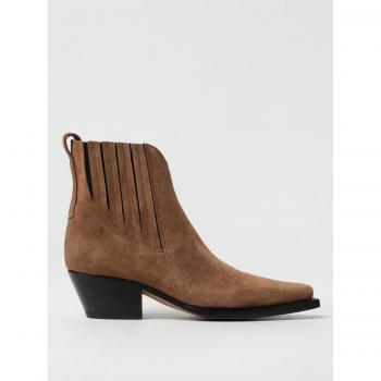 Women's Sand Flat Ankle Boots by Buttero
