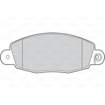 Scheibenbremsbeläge Valeo 301432 für Vorderachse