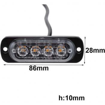 Faro Intermitente de Alerta 12V/24V
